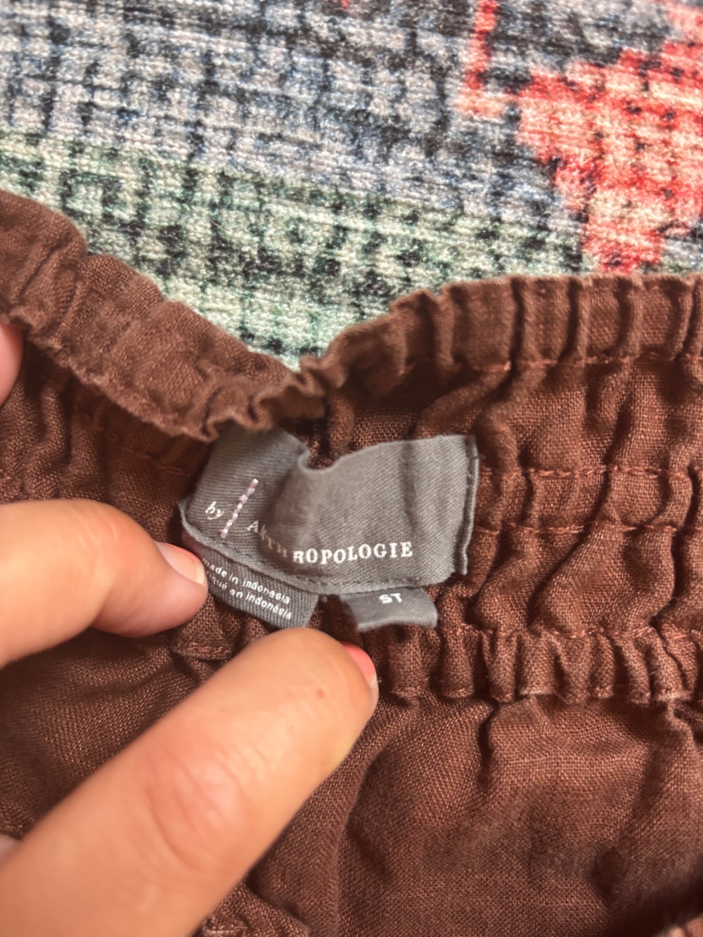 Anthropologie Somerset Pull-on Pant: Linen Edition, ST, fits up to M-L - Picture 3 of 6
